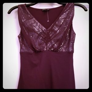 Express glittery tank top